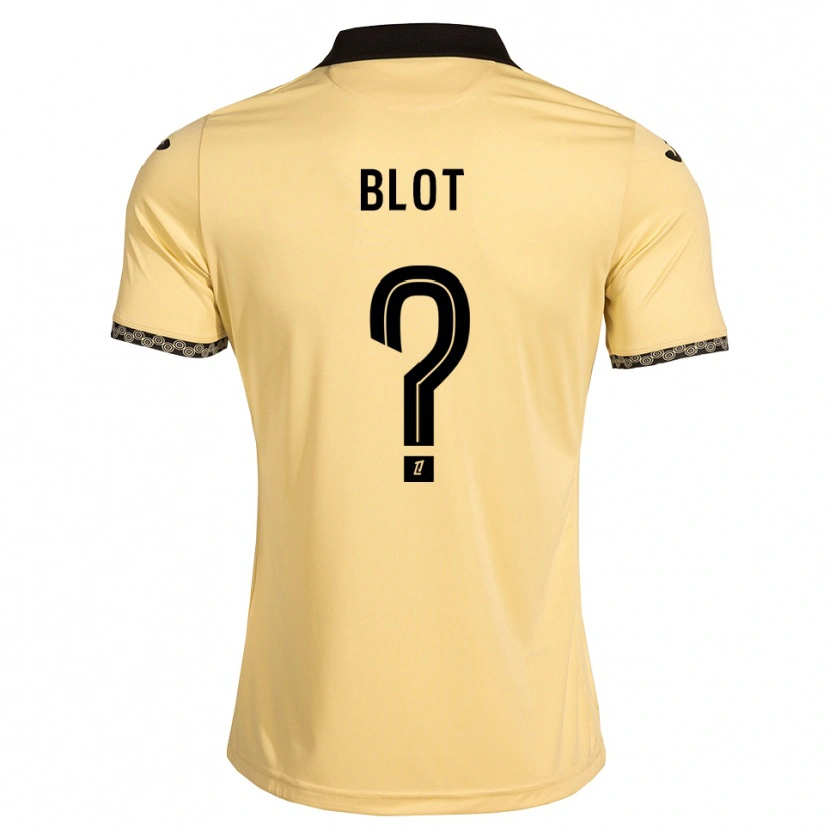 Danxen Kinder Enzo Blot #0 Navajoweiß Schwarz Auswärtstrikot Trikot 2026/27 T-Shirt