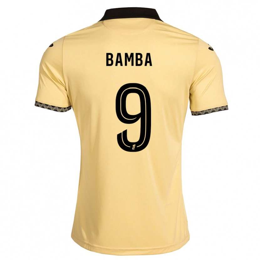 Danxen Kinder Mohamed Bamba #9 Navajoweiß Schwarz Auswärtstrikot Trikot 2026/27 T-Shirt