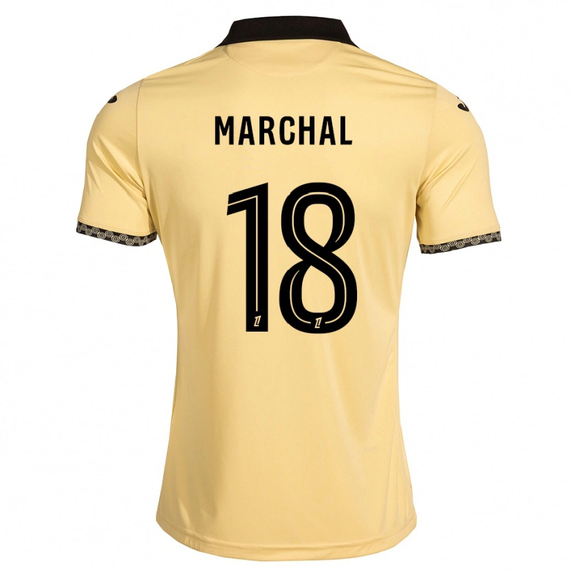 Danxen Kinder Noam Marchal #18 Navajoweiß Schwarz Auswärtstrikot Trikot 2026/27 T-Shirt
