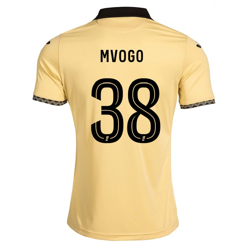 Danxen Kinder Yvon Mvogo #38 Navajoweiß Schwarz Auswärtstrikot Trikot 2026/27 T-Shirt