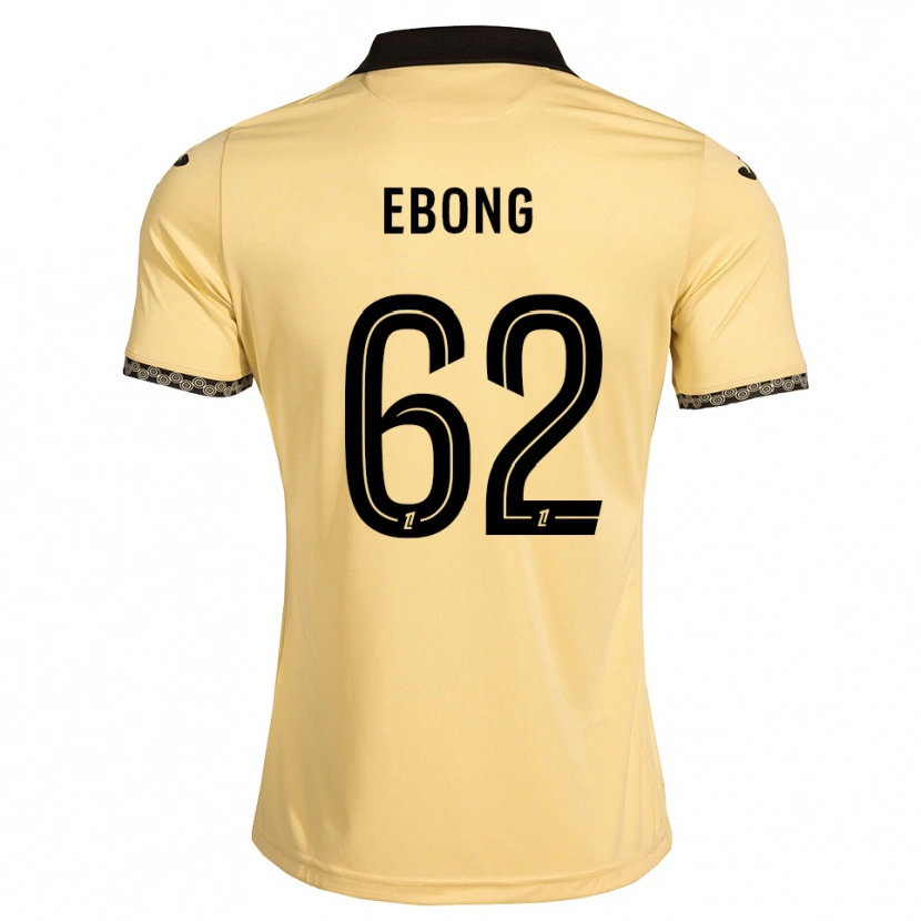 Danxen Kinder Arthur Avom #62 Navajoweiß Schwarz Auswärtstrikot Trikot 2026/27 T-Shirt