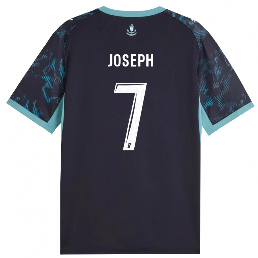 Danxen Kinder Victor Joseph #7 Blass Türkis Weiß Schwarz Auswärtstrikot Trikot 2026/27 T-Shirt