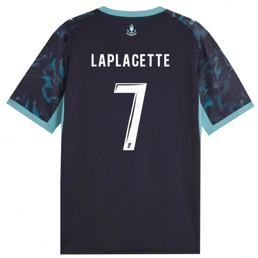 Danxen Kinder Tess Laplacette #7 Blass Türkis Weiß Schwarz Auswärtstrikot Trikot 2026/27 T-Shirt