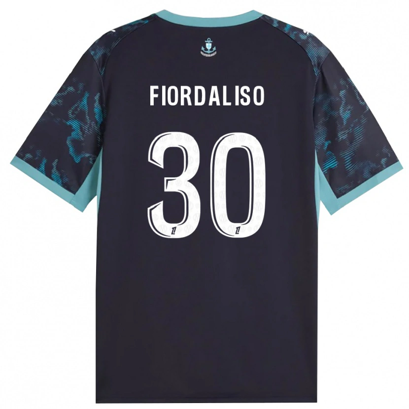 Danxen Kinder Thelma Fiordaliso #30 Blass Türkis Weiß Schwarz Auswärtstrikot Trikot 2026/27 T-Shirt