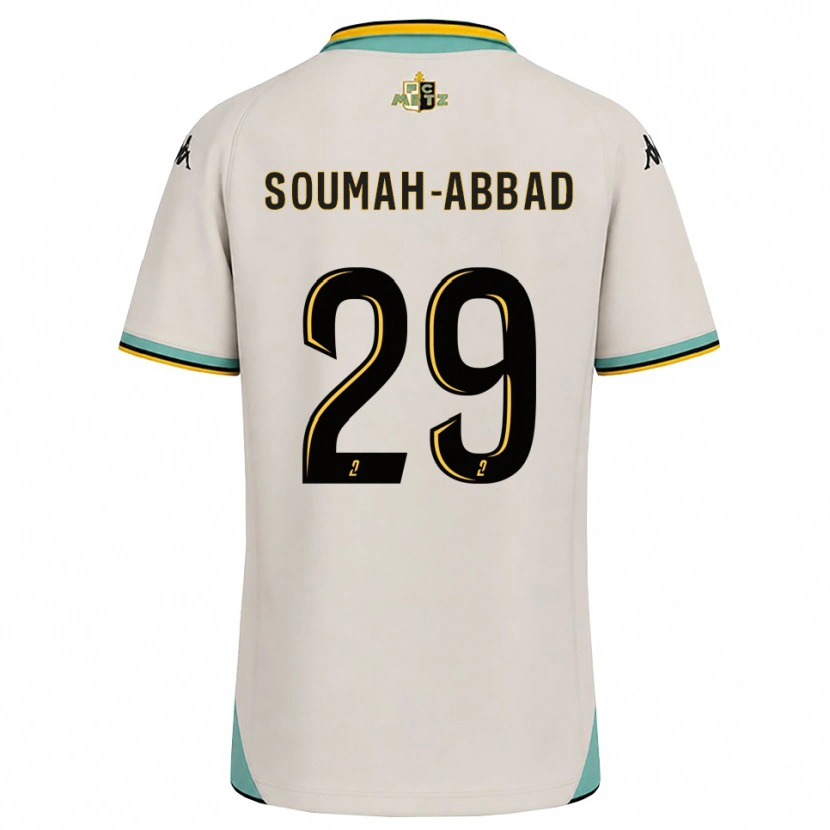 Danxen Kinder Édouard Soumah-Abbad #29 Florales Weiß Schwarz Auswärtstrikot Trikot 2026/27 T-Shirt
