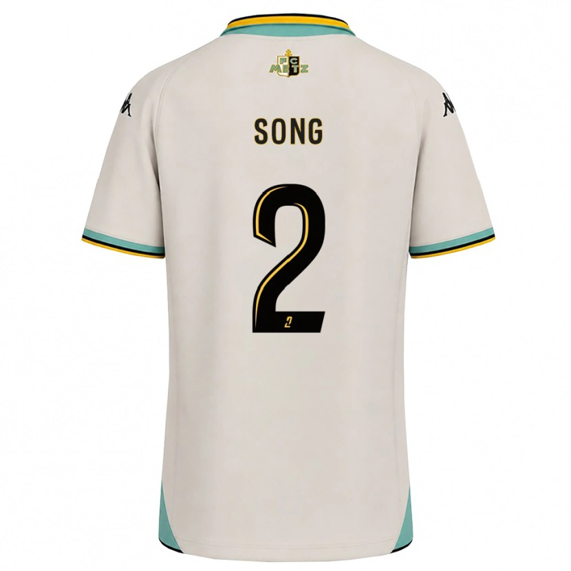 Danxen Kinder Bryan Song #2 Florales Weiß Schwarz Auswärtstrikot Trikot 2026/27 T-Shirt