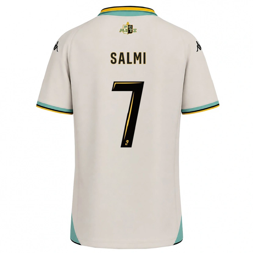 Danxen Kinder Bilal Salmi #7 Florales Weiß Schwarz Auswärtstrikot Trikot 2026/27 T-Shirt