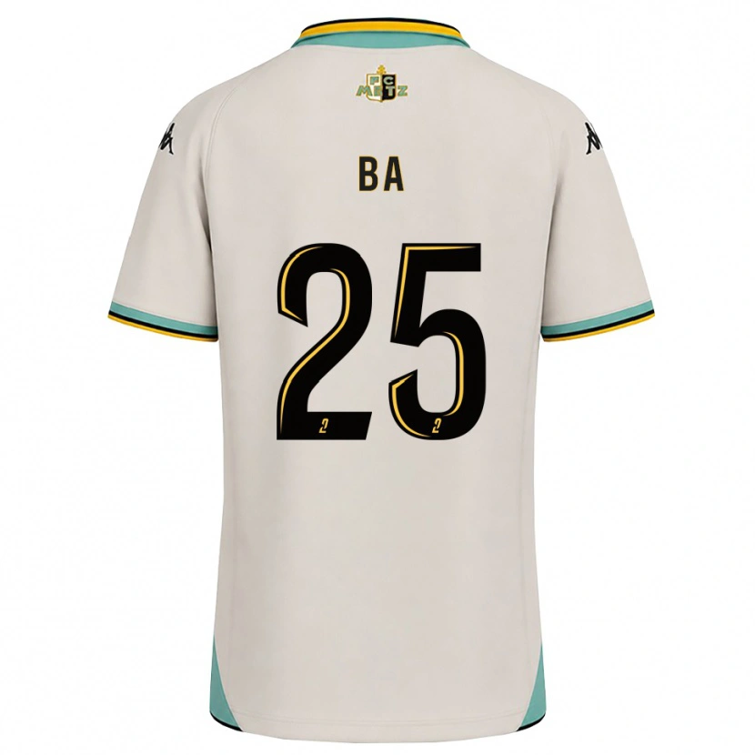 Danxen Kinder Abdoulaye Ba #25 Florales Weiß Schwarz Auswärtstrikot Trikot 2026/27 T-Shirt
