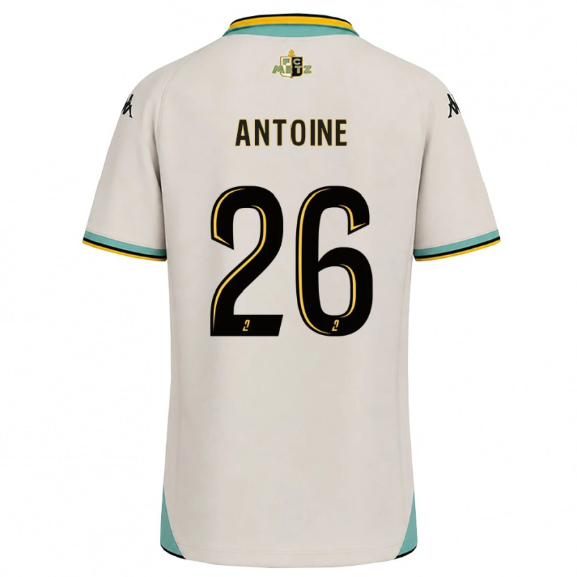 Danxen Kinder Maud Antoine #26 Florales Weiß Schwarz Auswärtstrikot Trikot 2026/27 T-Shirt