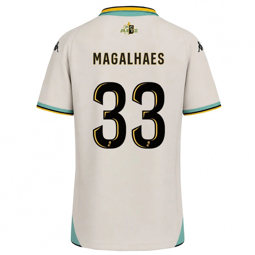 Danxen Kinder Manon Magalhaes #33 Florales Weiß Schwarz Auswärtstrikot Trikot 2026/27 T-Shirt