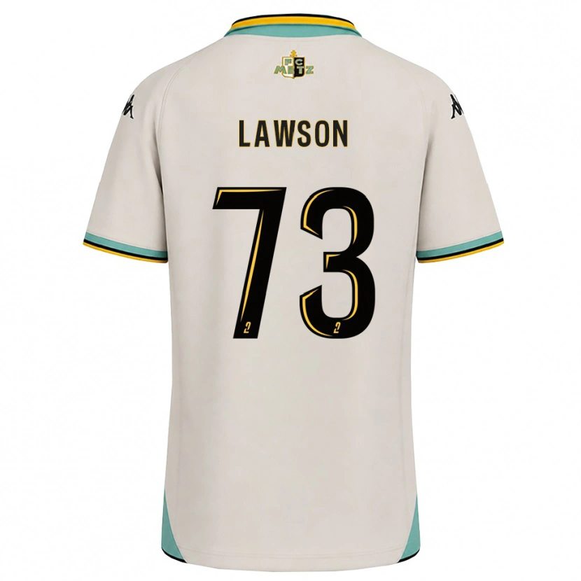 Danxen Kinder Yannis Lawson #73 Florales Weiß Schwarz Auswärtstrikot Trikot 2026/27 T-Shirt
