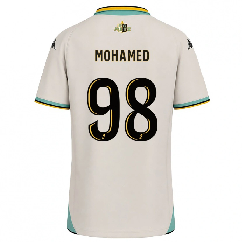 Danxen Kinder Idris Mohamed #98 Florales Weiß Schwarz Auswärtstrikot Trikot 2026/27 T-Shirt