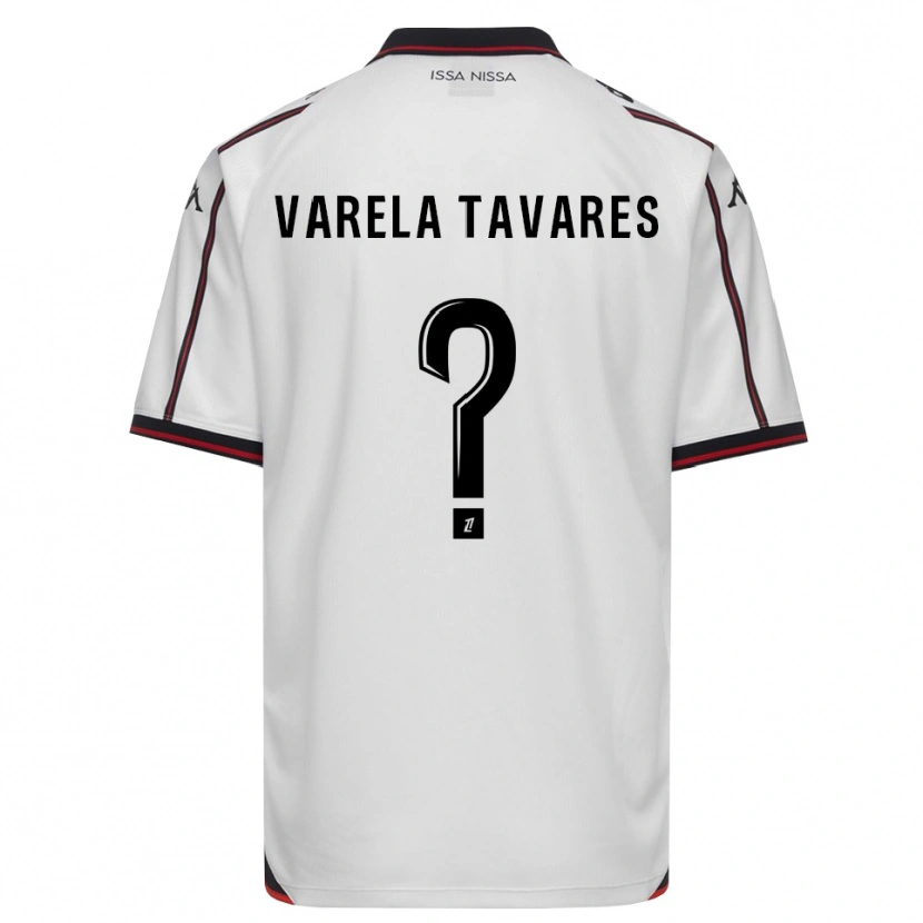 Danxen Kinder Tainy Varela Tavares #0 Schwarz Weiß Auswärtstrikot Trikot 2026/27 T-Shirt