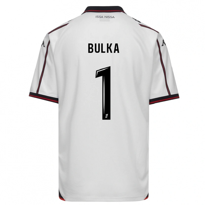 Danxen Kinder Marcin Bulka #1 Schwarz Weiß Auswärtstrikot Trikot 2026/27 T-Shirt