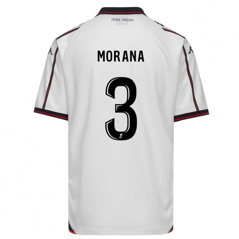 Danxen Kinder Djelan Morana #3 Schwarz Weiß Auswärtstrikot Trikot 2026/27 T-Shirt