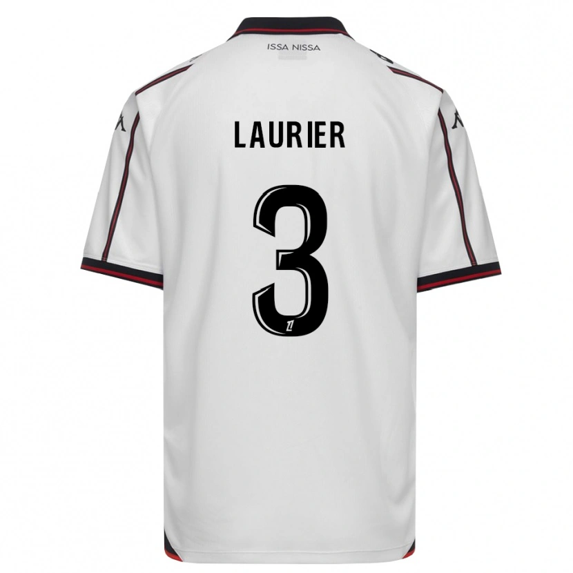 Danxen Kinder Estelle Laurier #3 Schwarz Weiß Auswärtstrikot Trikot 2026/27 T-Shirt