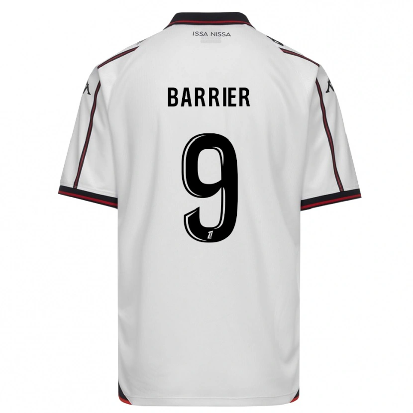 Danxen Kinder Inès Barrier #9 Schwarz Weiß Auswärtstrikot Trikot 2026/27 T-Shirt