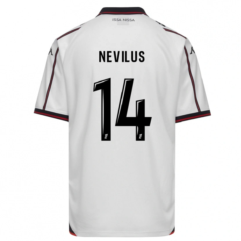 Danxen Kinder Anthonyo Nevilus #14 Schwarz Weiß Auswärtstrikot Trikot 2026/27 T-Shirt