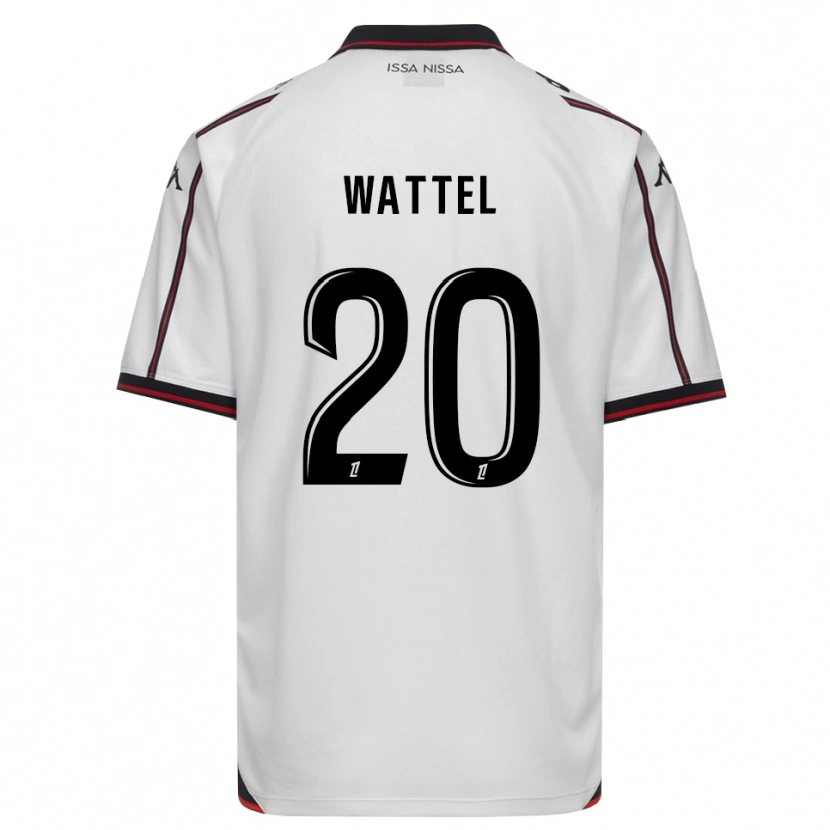 Danxen Kinder Sami Wattel #20 Schwarz Weiß Auswärtstrikot Trikot 2026/27 T-Shirt