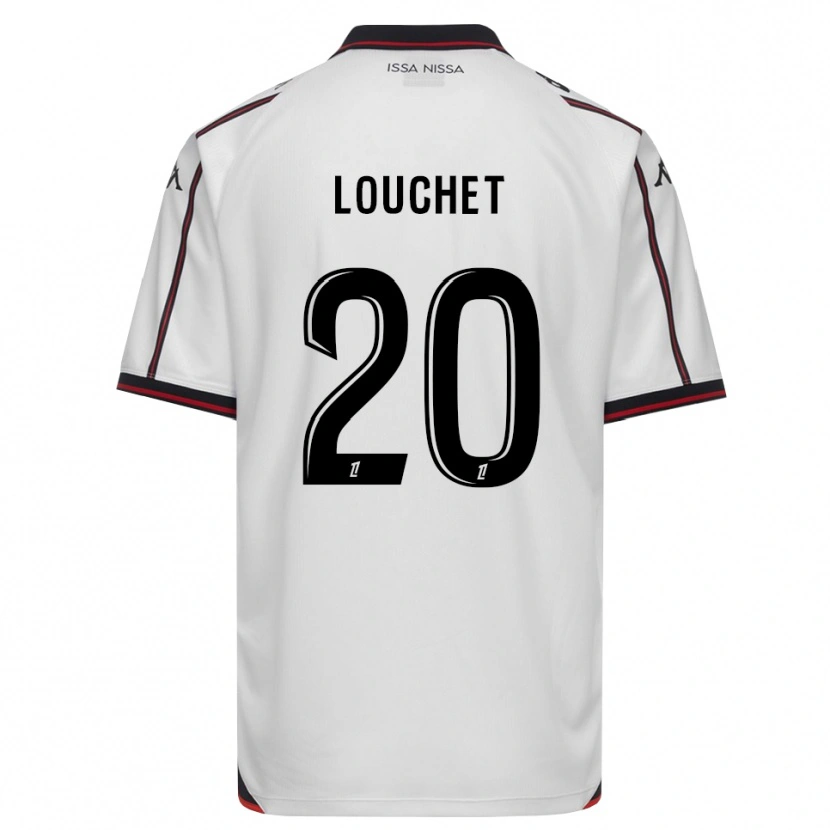 Danxen Kinder Tom Louchet #20 Schwarz Weiß Auswärtstrikot Trikot 2026/27 T-Shirt