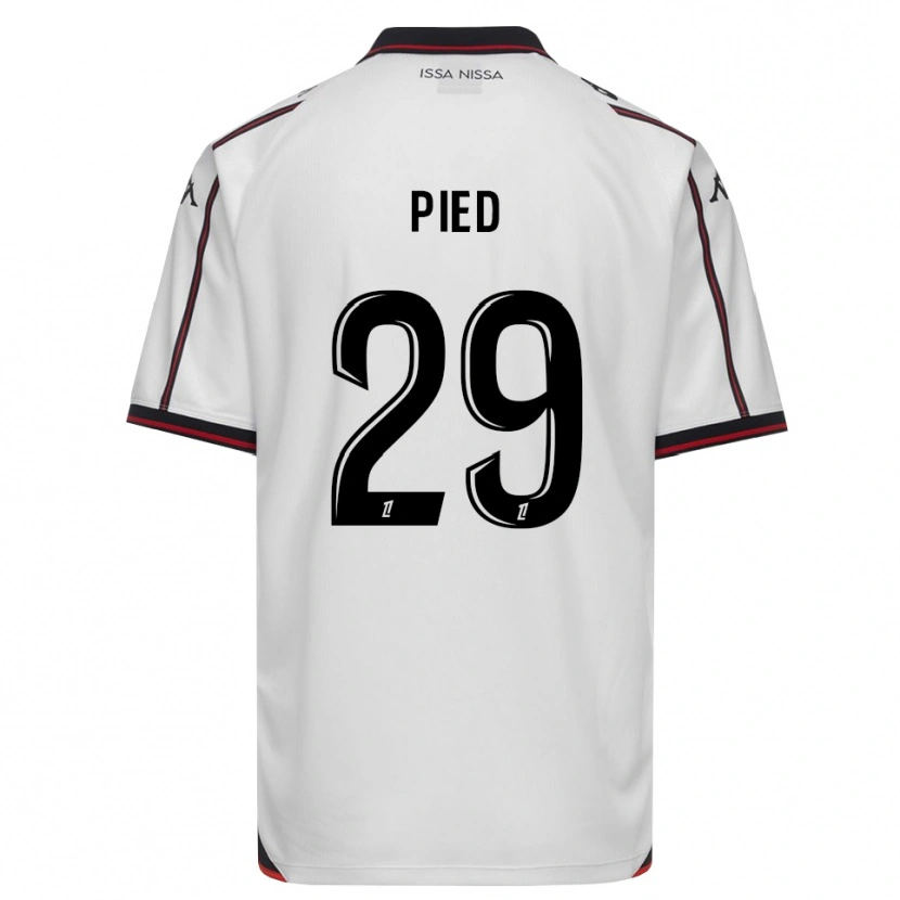 Danxen Kinder Jeremy Pied #29 Schwarz Weiß Auswärtstrikot Trikot 2026/27 T-Shirt