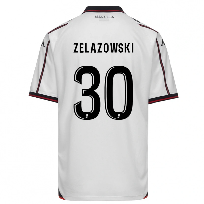 Danxen Kinder Bartosz Zelazowski #30 Schwarz Weiß Auswärtstrikot Trikot 2026/27 T-Shirt