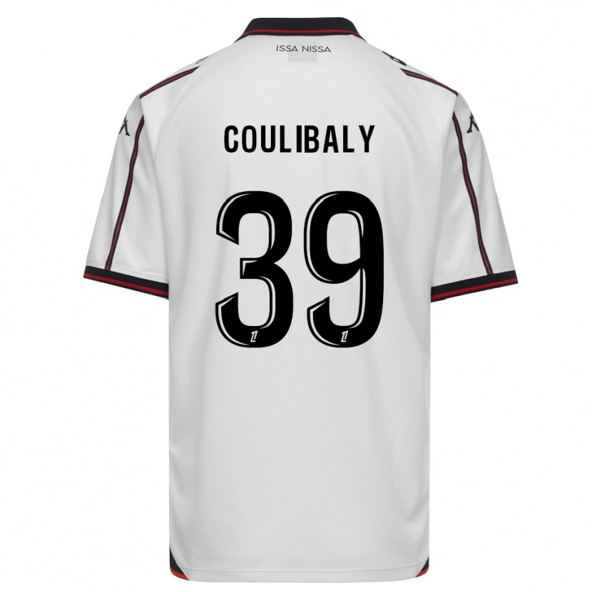 Danxen Kinder Djibril Coulibaly #39 Schwarz Weiß Auswärtstrikot Trikot 2026/27 T-Shirt