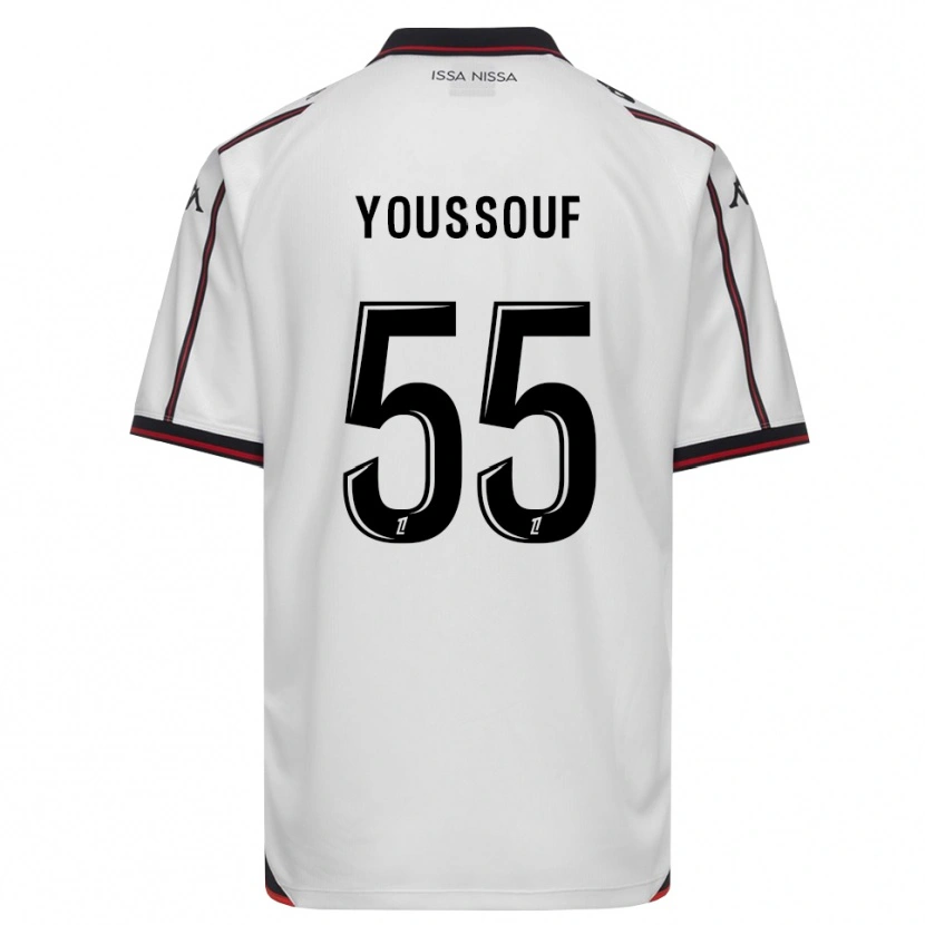 Danxen Kinder Youssouf Ndayishimiye #55 Schwarz Weiß Auswärtstrikot Trikot 2026/27 T-Shirt