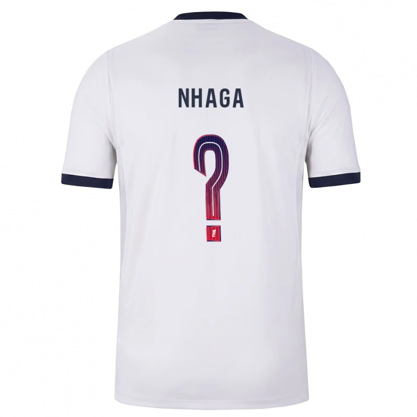 Danxen Kinder Serif Nhaga #0 Weiß Schwarz Rot Auswärtstrikot Trikot 2026/27 T-Shirt