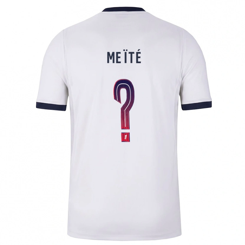 Danxen Kinder Mamadou Meïté #0 Weiß Schwarz Rot Auswärtstrikot Trikot 2026/27 T-Shirt
