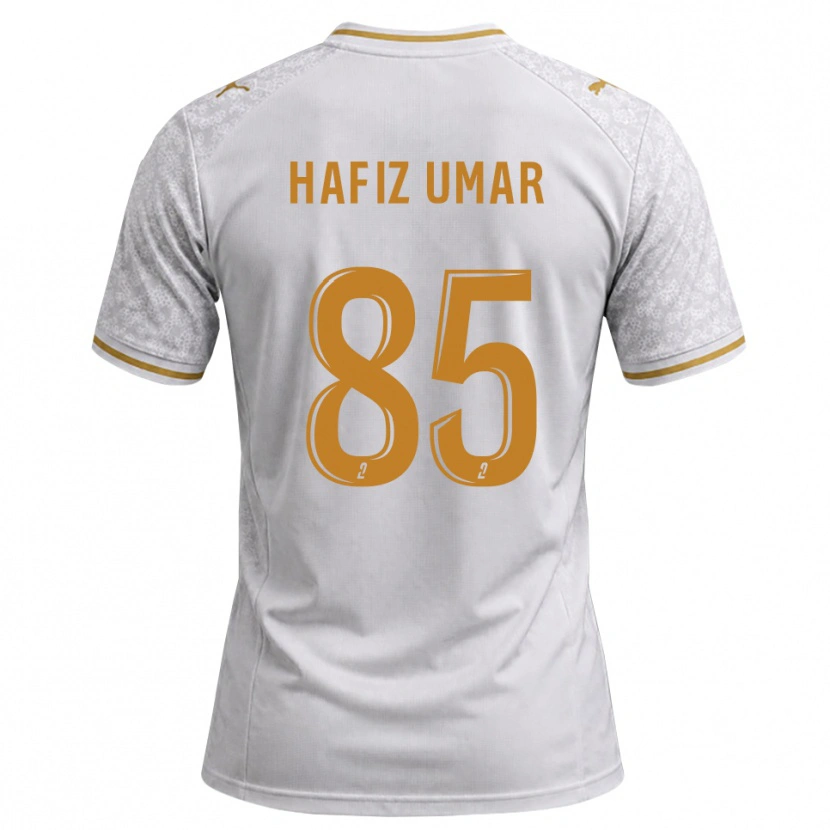 Danxen Kinder Hafiz Umar Ibrahim #85 Weiß Grau Goldrute Auswärtstrikot Trikot 2026/27 T-Shirt