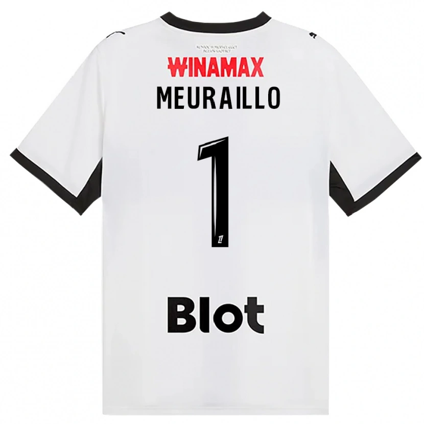 Danxen Kinder Thâo Mouapa Mwa Meuraillo #1 Schwarz Weiß Rot Auswärtstrikot Trikot 2026/27 T-Shirt