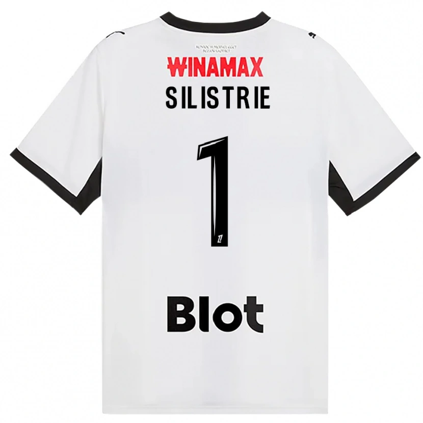 Danxen Kinder Mathys Silistrie #1 Schwarz Weiß Rot Auswärtstrikot Trikot 2026/27 T-Shirt
