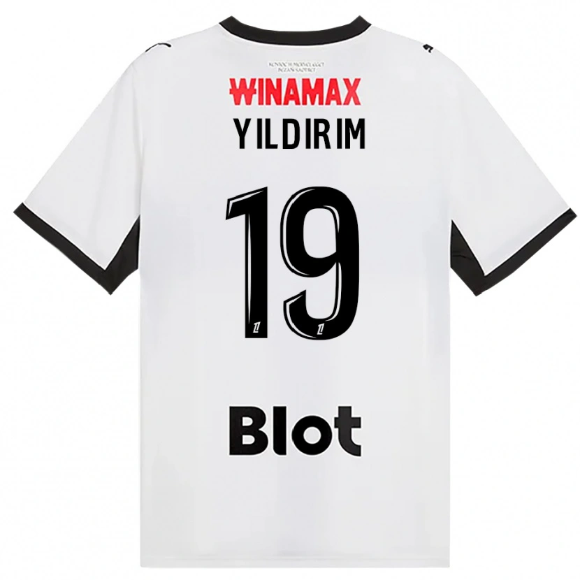 Danxen Kinder Bertuğ Yıldırım #19 Schwarz Weiß Rot Auswärtstrikot Trikot 2026/27 T-Shirt