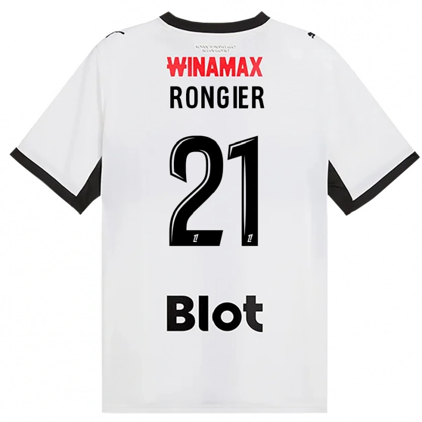 Danxen Kinder Valentin Rongier #21 Schwarz Weiß Rot Auswärtstrikot Trikot 2026/27 T-Shirt