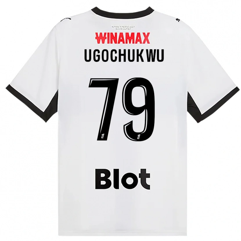 Danxen Kinder Chibuike Ugochukwu #79 Schwarz Weiß Rot Auswärtstrikot Trikot 2026/27 T-Shirt