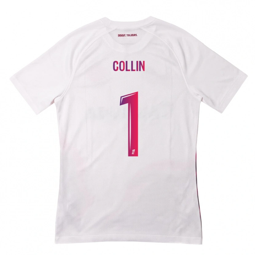 Danxen Kinder Théo Collin #1 Weiß Pink Lila Auswärtstrikot Trikot 2026/27 T-Shirt