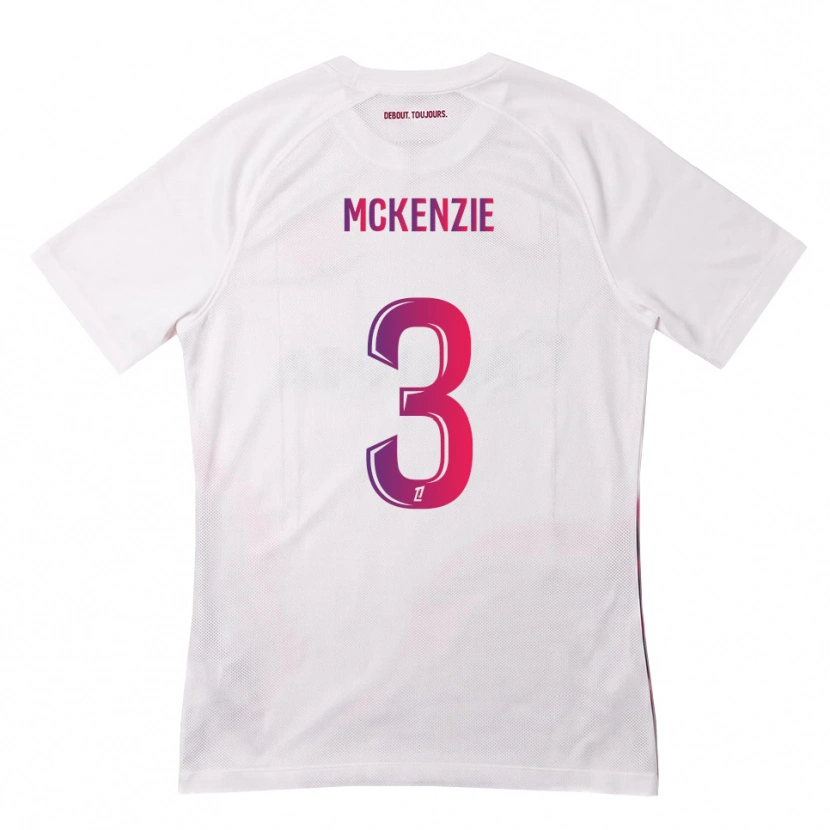 Danxen Kinder Mark Mckenzie #3 Weiß Pink Lila Auswärtstrikot Trikot 2026/27 T-Shirt