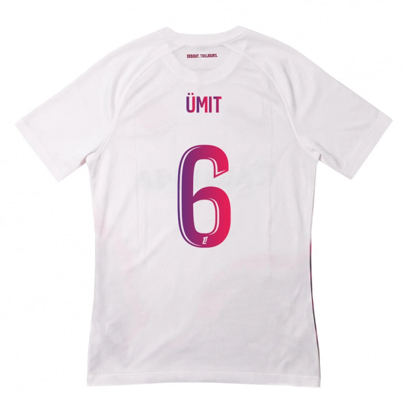 Danxen Kinder Ümit Akdağ #6 Weiß Pink Lila Auswärtstrikot Trikot 2026/27 T-Shirt