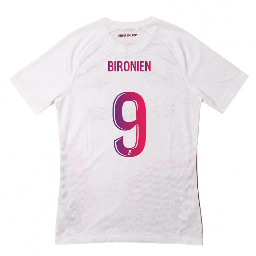 Danxen Kinder Mymithye Bironien #9 Weiß Pink Lila Auswärtstrikot Trikot 2026/27 T-Shirt