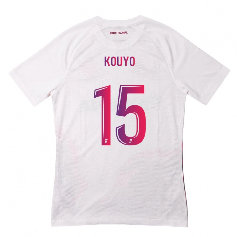 Danxen Kinder Dan Kouyo #15 Weiß Pink Lila Auswärtstrikot Trikot 2026/27 T-Shirt