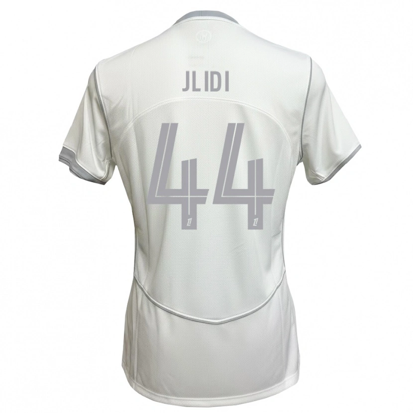Danxen Kinder Yahia Jlidi #44 Weiß Grau Auswärtstrikot Trikot 2026/27 T-Shirt