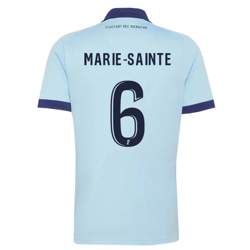Danxen Kinder Andrew Marie-Sainte #6 Kornblumenblau Schwarz Auswärtstrikot Trikot 2026/27 T-Shirt