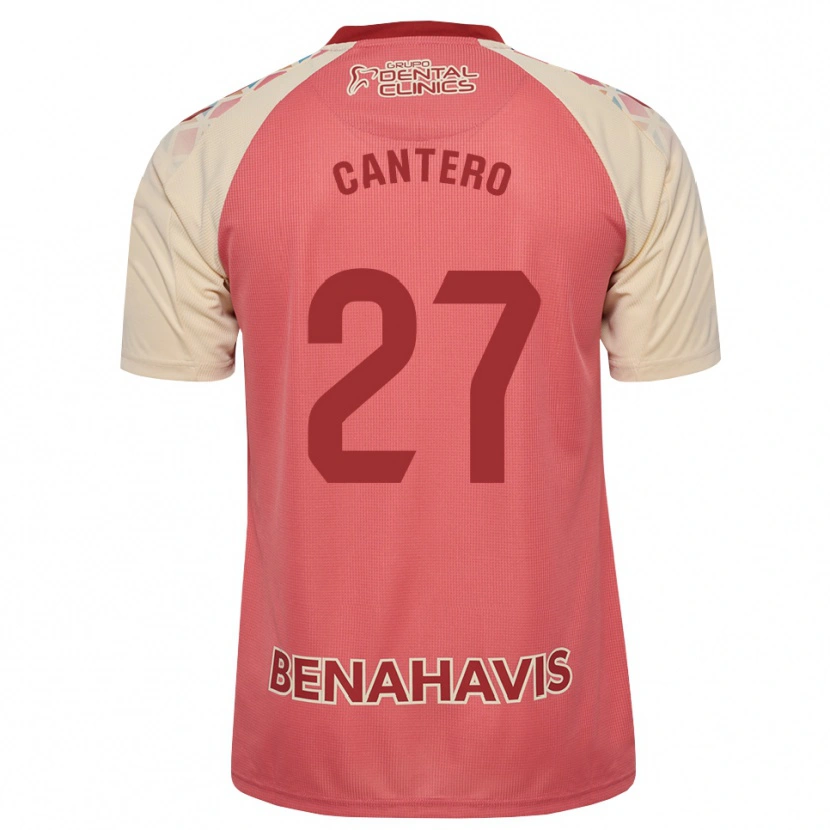 Danxen Kinder Cris Cantero #27 Hellrosa Rot Blau Auswärtstrikot Trikot 2026/27 T-Shirt