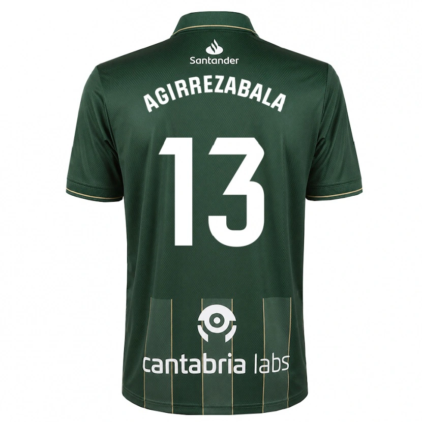 Danxen Kinder Julen Agirrezabala #13 Dunkelgrauweiß Auswärtstrikot Trikot 2026/27 T-Shirt
