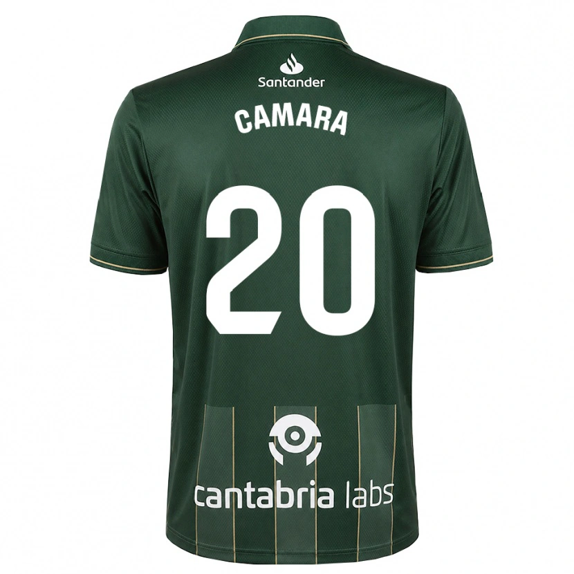 Danxen Kinder Suleiman Camara #20 Dunkelgrauweiß Auswärtstrikot Trikot 2026/27 T-Shirt