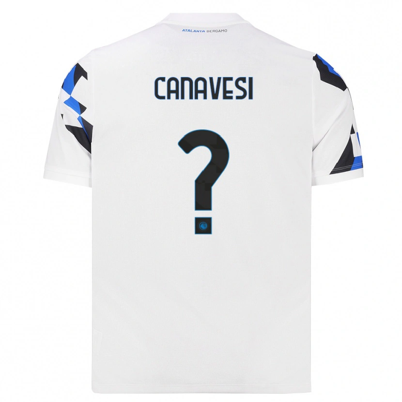 Danxen Kinder Daniele Canavesi #0 Weiß Rot Blau Auswärtstrikot Trikot 2026/27 T-Shirt
