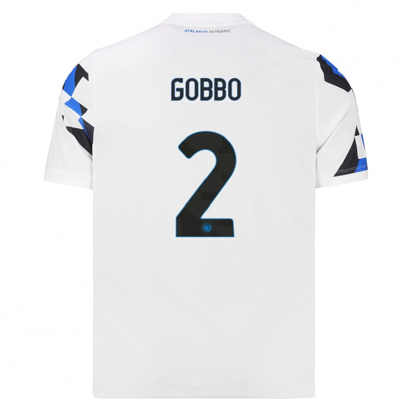 Danxen Kinder Luca Gobbo #2 Weiß Rot Blau Auswärtstrikot Trikot 2026/27 T-Shirt