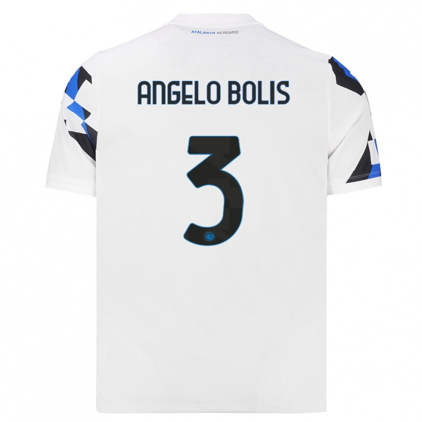 Danxen Kinder Tommaso Angelo Bolis #3 Weiß Rot Blau Auswärtstrikot Trikot 2026/27 T-Shirt