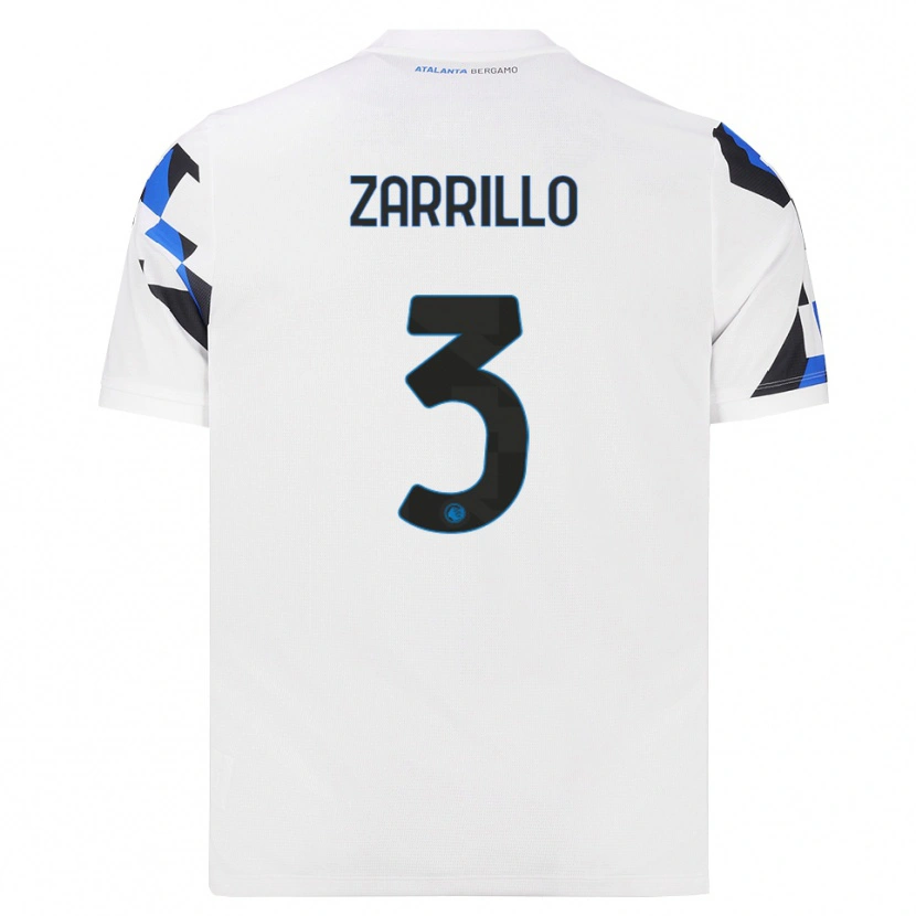 Danxen Kinder Antonio Zarrillo #3 Weiß Rot Blau Auswärtstrikot Trikot 2026/27 T-Shirt